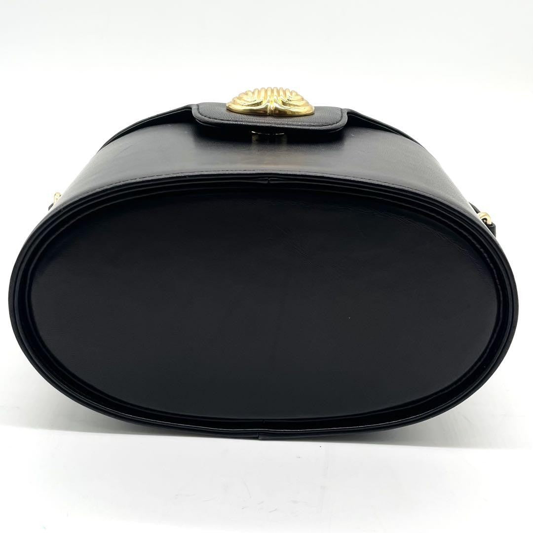 GIVENCHY Hand Bag Tote Purse Vanity 4G Leather Black Authentic