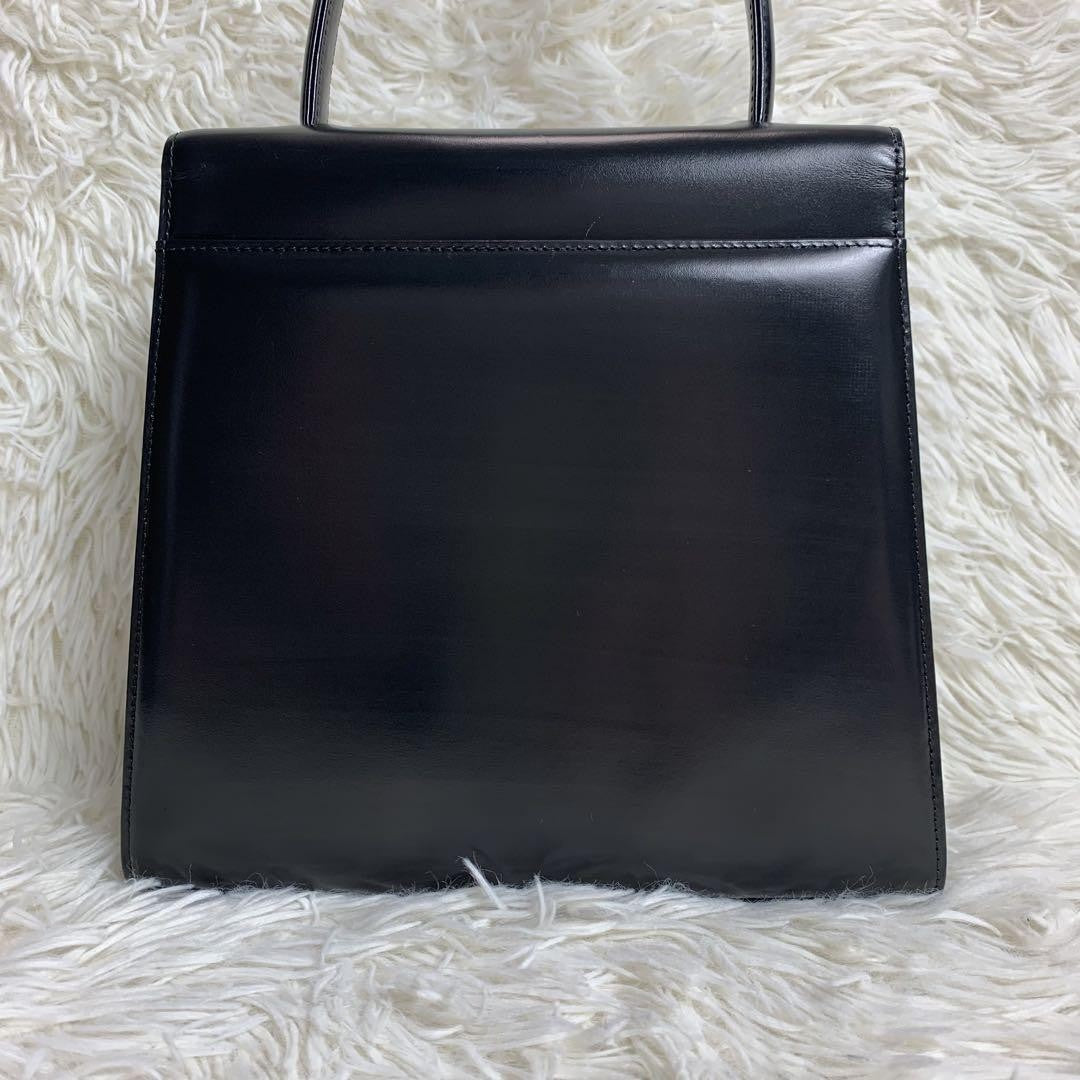 GIVENCHY Hand Bag Tote Purse 4G Leather Black Authentic