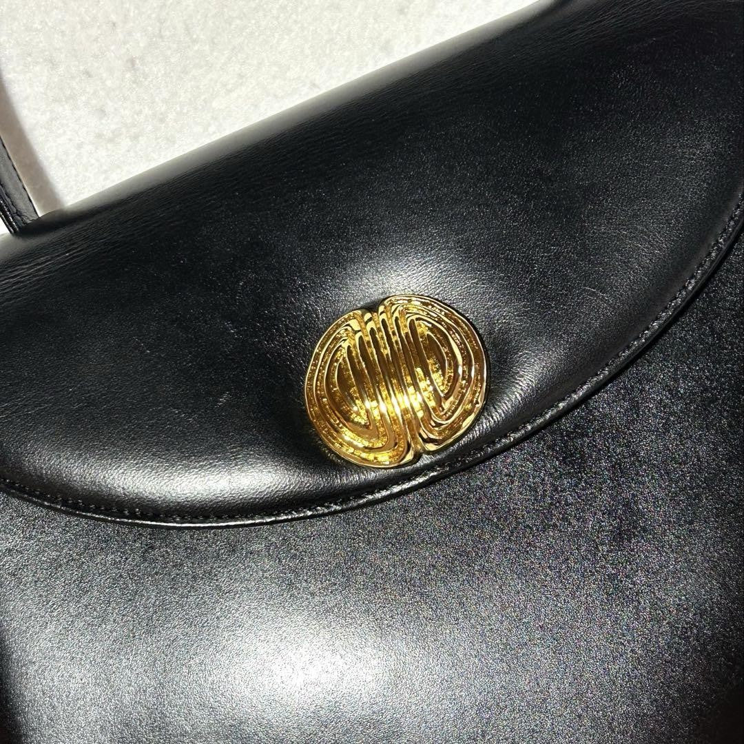 GIVENCHY Hand Bag Tote Purse 4G Leather Black Authentic