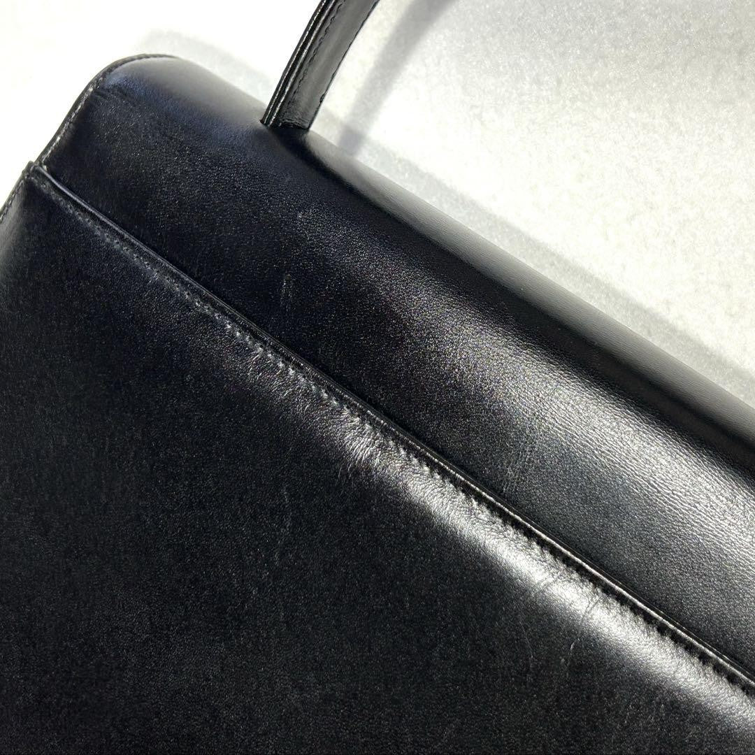 GIVENCHY Hand Bag Tote Purse 4G Leather Black Authentic