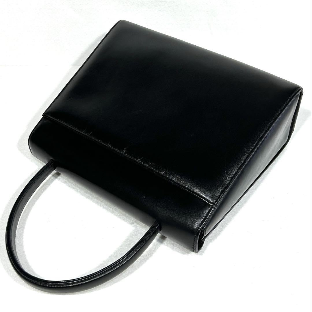 GIVENCHY Hand Bag Tote Purse 4G Leather Black Authentic