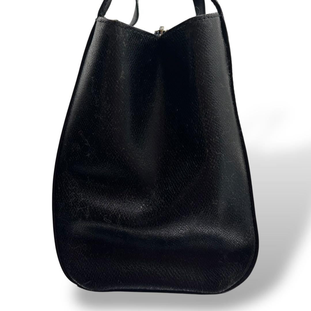 GIVENCHY Hand Bag Tote Purse 4G Leather Black Authentic