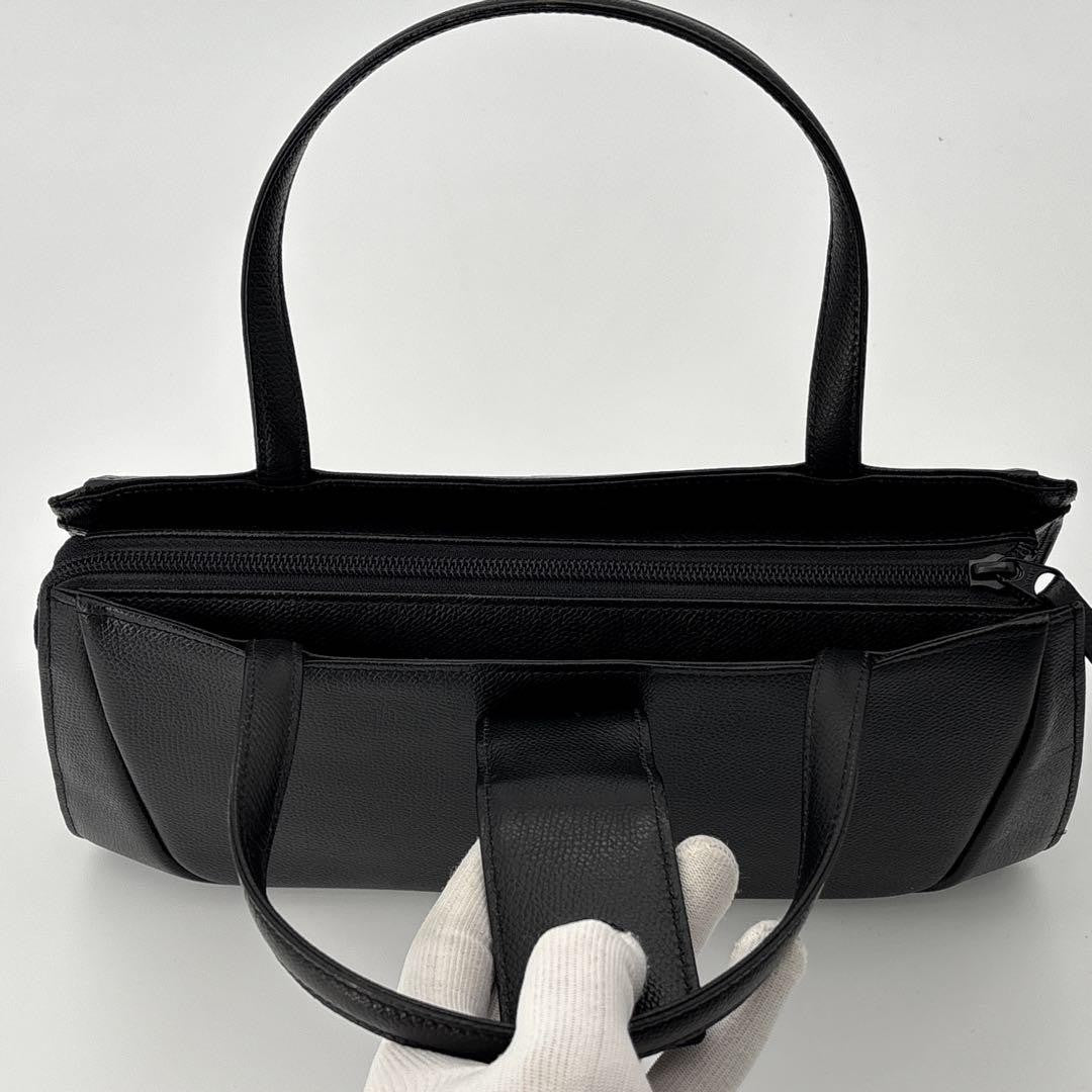 GIVENCHY Hand Bag Tote Purse 4G Leather Black Authentic