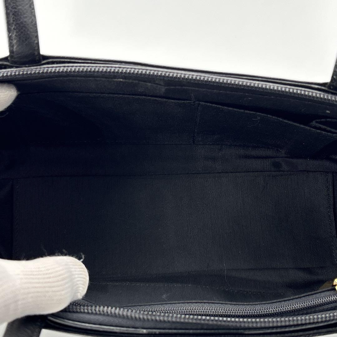 GIVENCHY Hand Bag Tote Purse 4G Leather Black Authentic