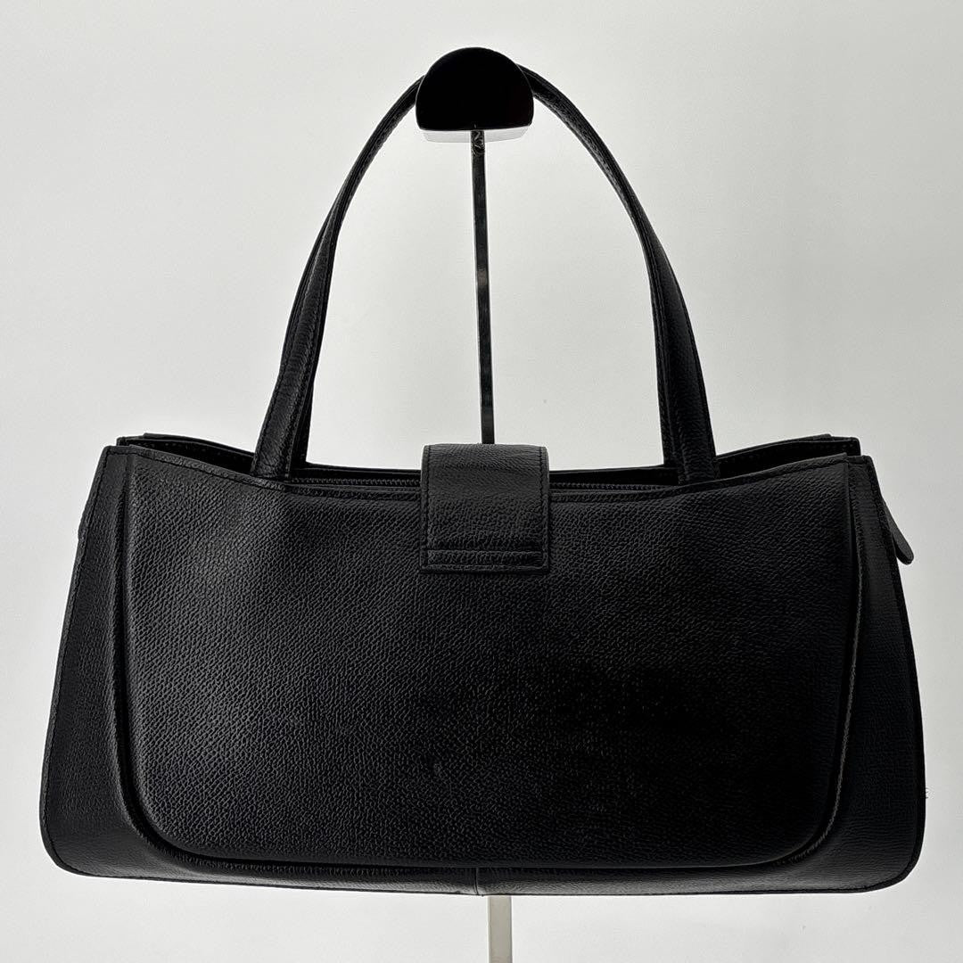 GIVENCHY Hand Bag Tote Purse 4G Leather Black Authentic