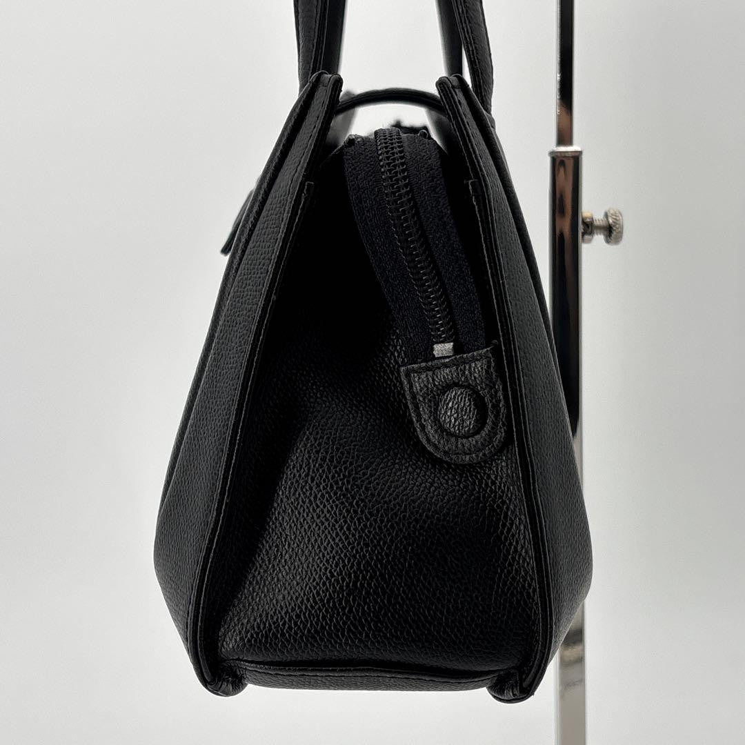 GIVENCHY Hand Bag Tote Purse 4G Leather Black Authentic