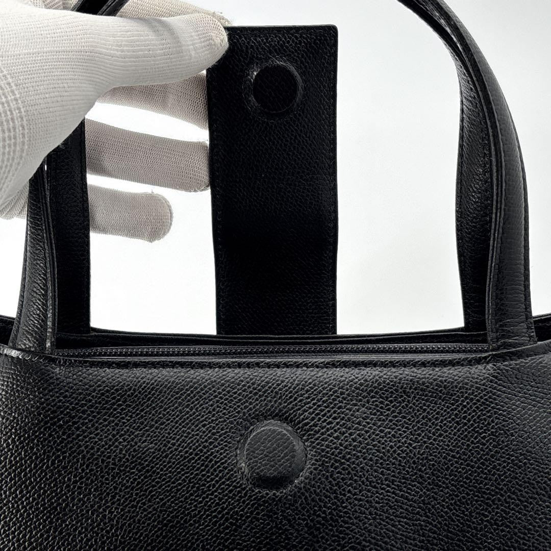 GIVENCHY Hand Bag Tote Purse 4G Leather Black Authentic