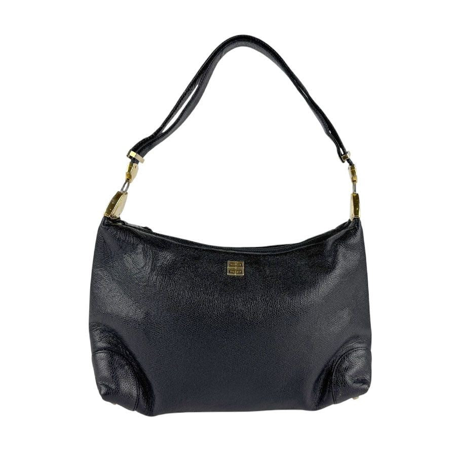 GIVENCHY Hand Bag Tote Purse 4G Leather Black Authentic