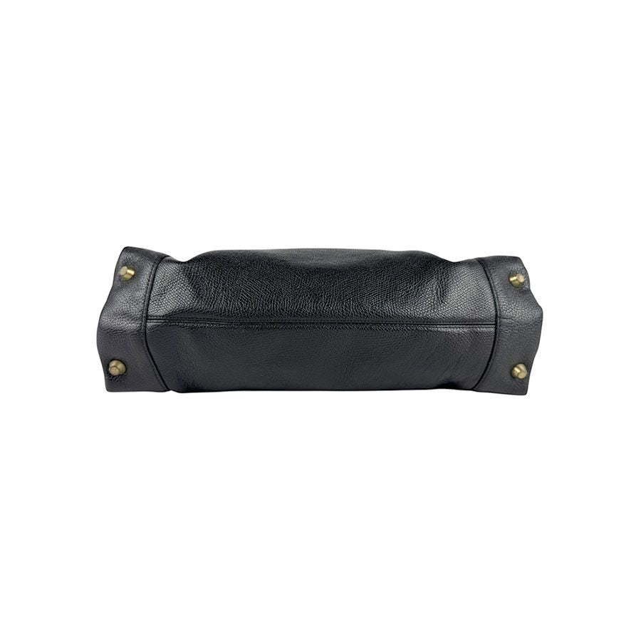 GIVENCHY Hand Bag Tote Purse 4G Leather Black Authentic
