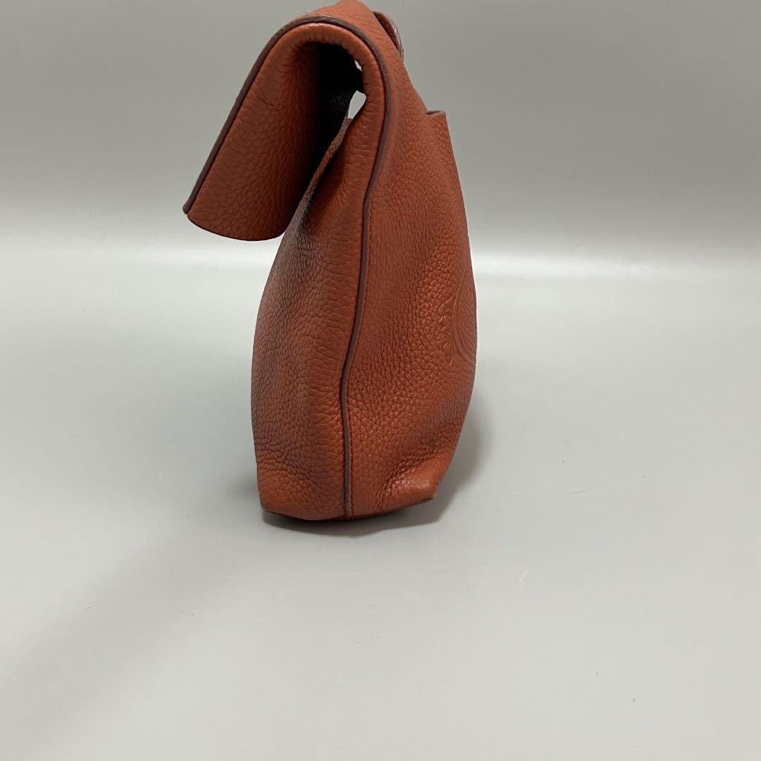 TOD'S Hand Bag Tote Purse Leather Brown Authentic