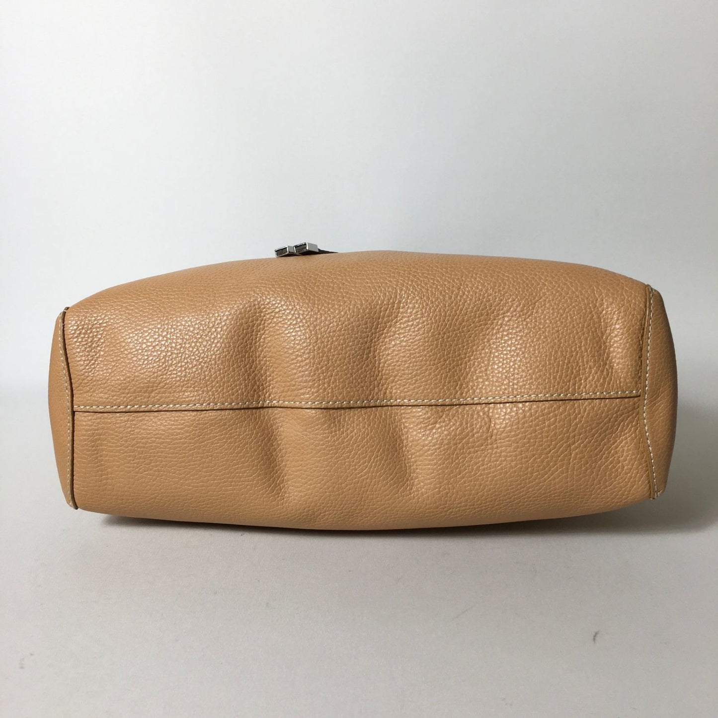 TOD'S Hand Bag Tote Purse Leather Brown Authentic