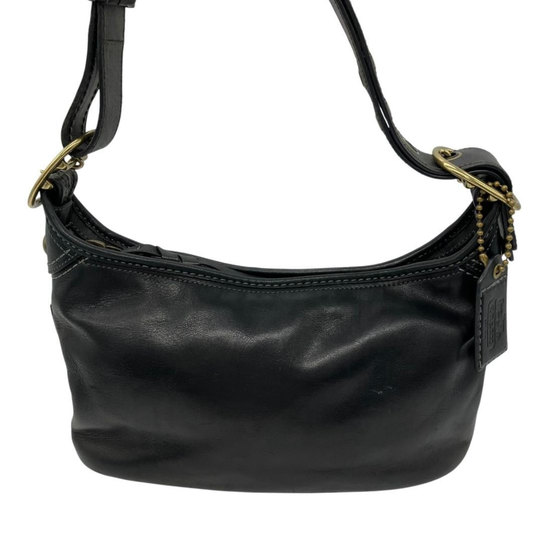 COACH Hand Shoulder Bag Tote Purse 11429 Leather Black Authentic
