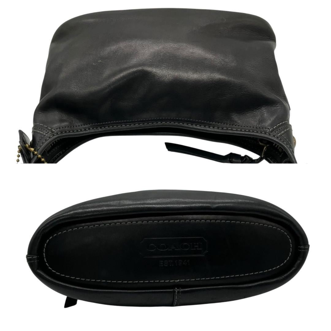 COACH Hand Shoulder Bag Tote Purse 11429 Leather Black Authentic