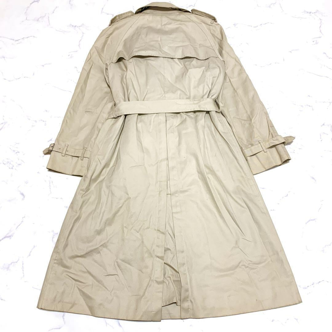 BURBERRY BLUE LABEL Coat Nova Check Asian fit L 40 US size M Beige Authentic