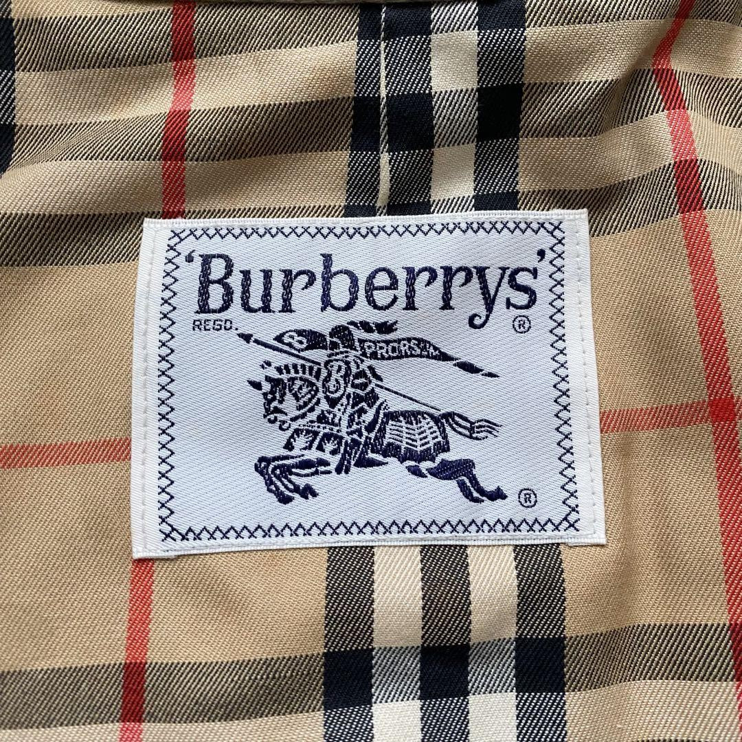BURBERRY Coat Nova Check Asian fit S US size XS Khaki Authentic