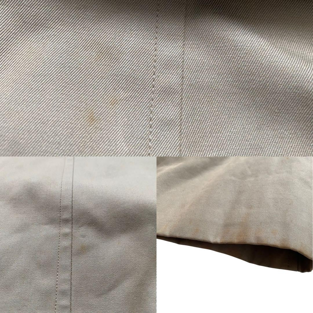BURBERRY Coat Nova Check Asian fit S US size XS Khaki Authentic