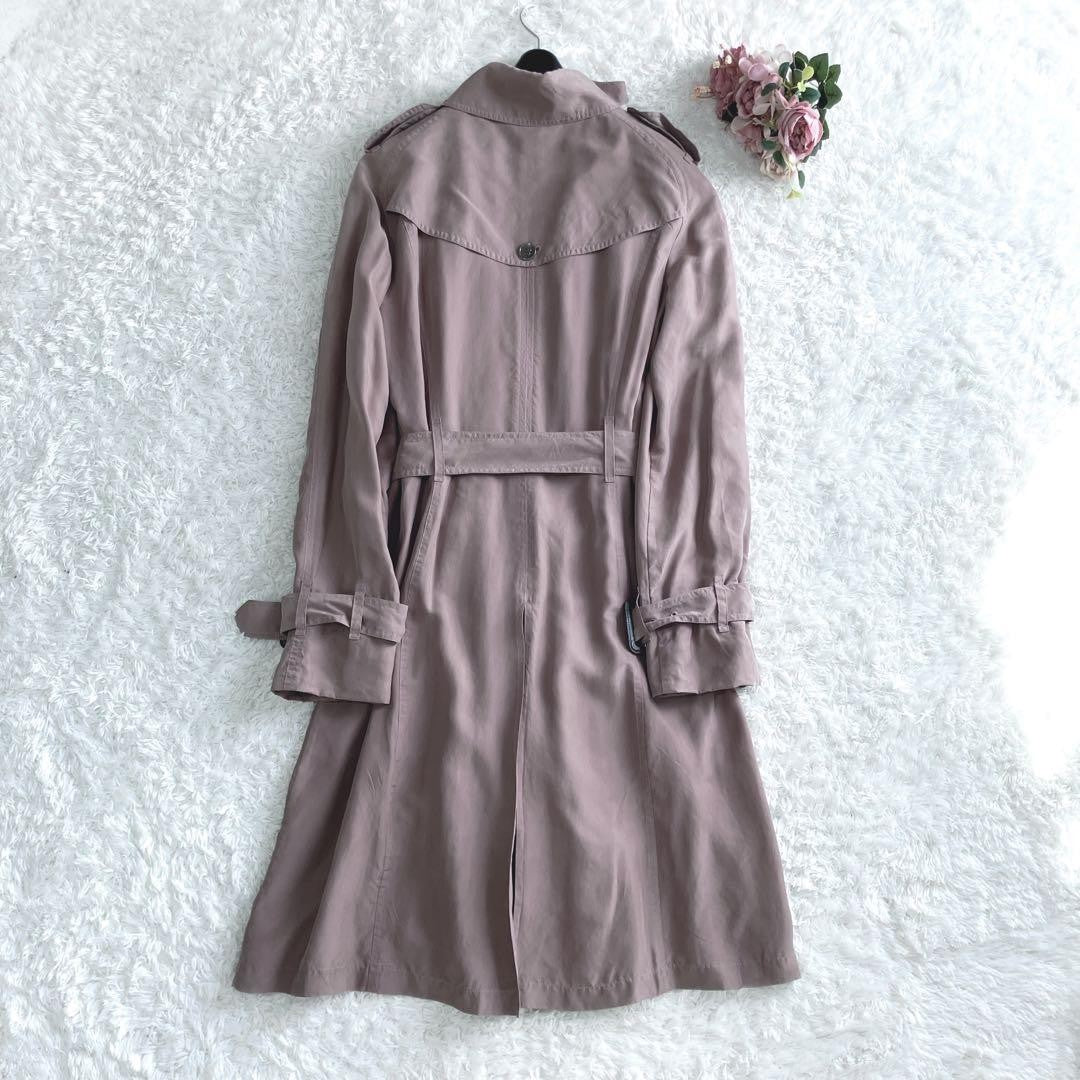 BURBERRY LONDON Coat Asian fit L 40 US size M Pink Authentic