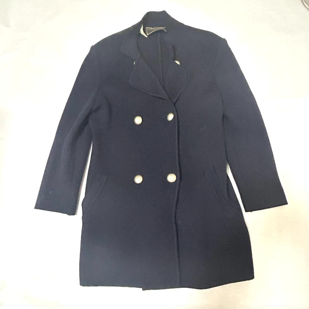 FENDI Coat FF Asian fit XL 42 US size L Navy Authentic
