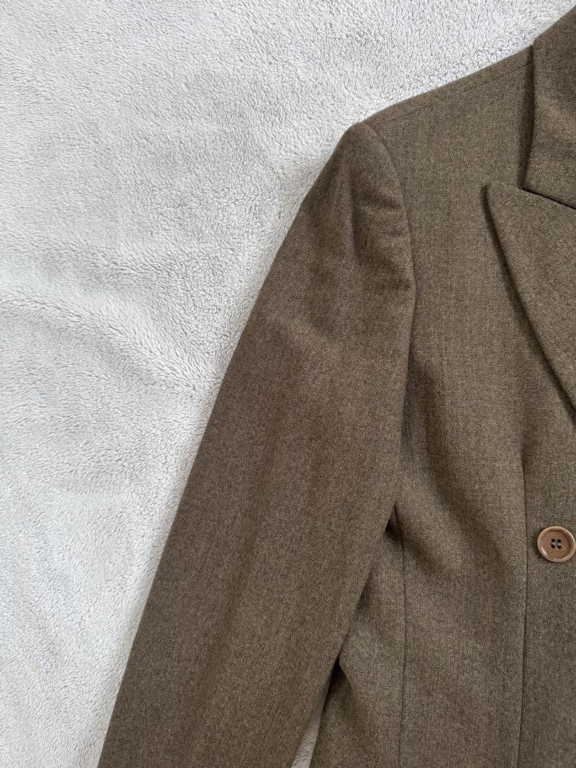 Max Mara Jacket Asian fit XL 42 US size L Brown Authentic