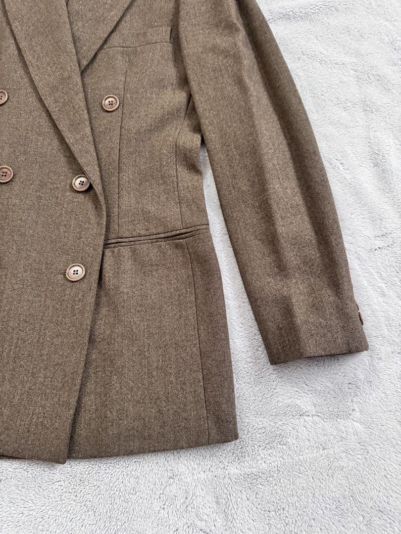 Max Mara Jacket Asian fit XL 42 US size L Brown Authentic
