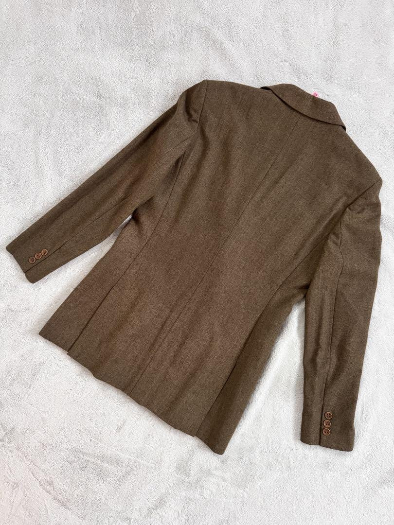 Max Mara Jacket Asian fit XL 42 US size L Brown Authentic