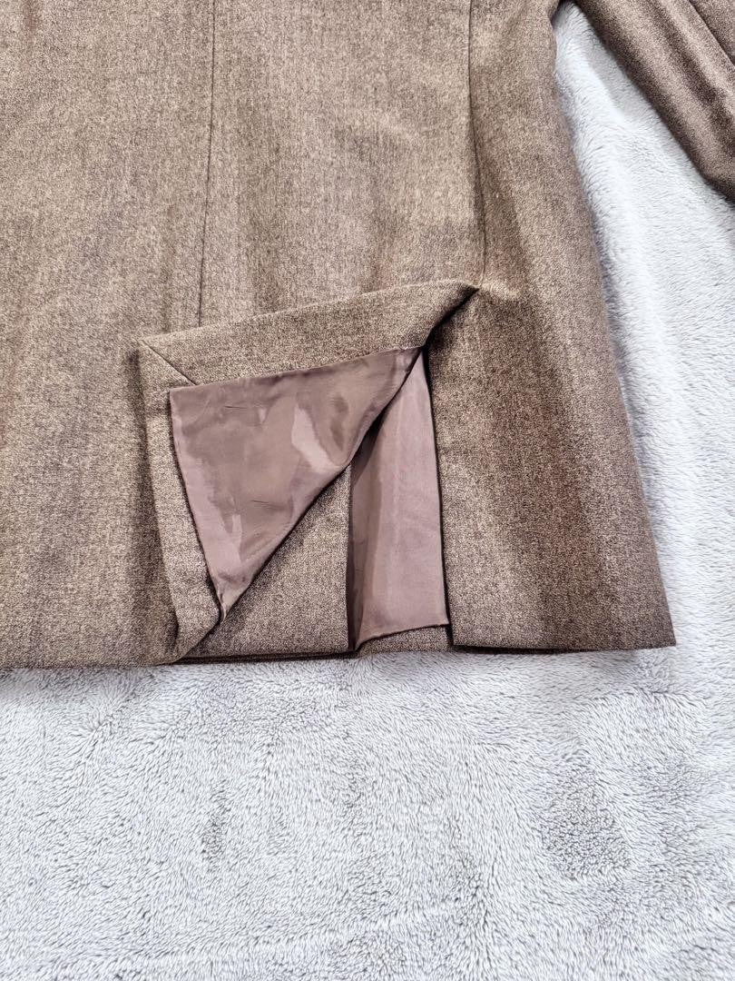 Max Mara Jacket Asian fit XL 42 US size L Brown Authentic