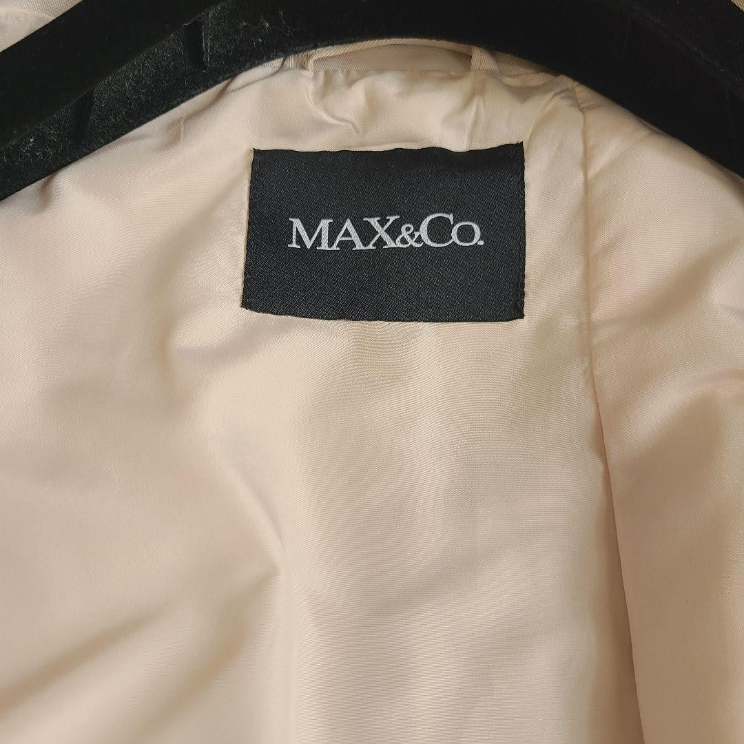 MAX&Co. Trench Coat Asian fit L 40 US size M Light Beige Authentic