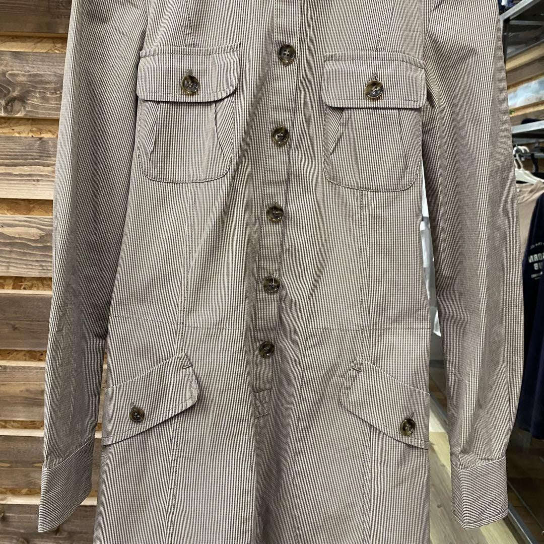 Max Mara Long Coat Asian fit S US size XS Beige Authentic