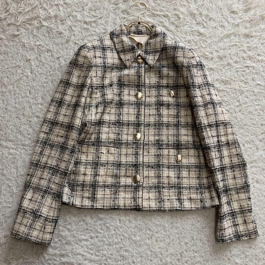 Max Mara Jacket Asian fit S 36 US size XS Off White Authentic