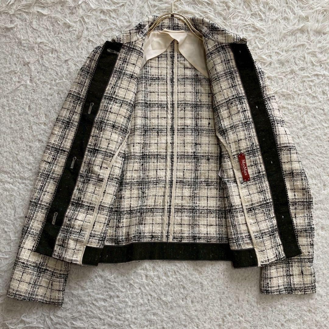 Max Mara Jacket Asian fit S 36 US size XS Off White Authentic