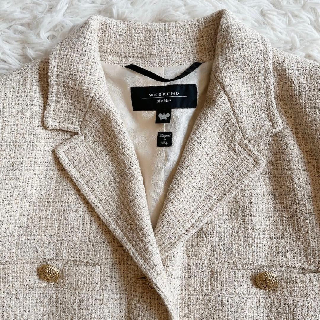 Weekend Max Mara Jacket Asian fit S 36 US size XS Authentic