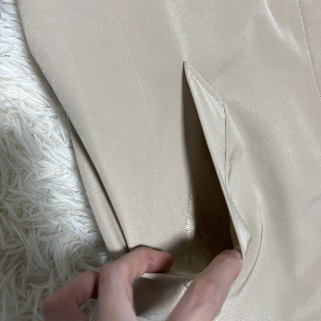 Max Mara Trench Coat Asian fit M US size S Beige Authentic
