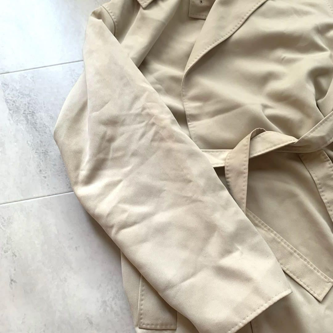 Max Mara Trench Coat Asian fit M 38 US size S Beige Authentic