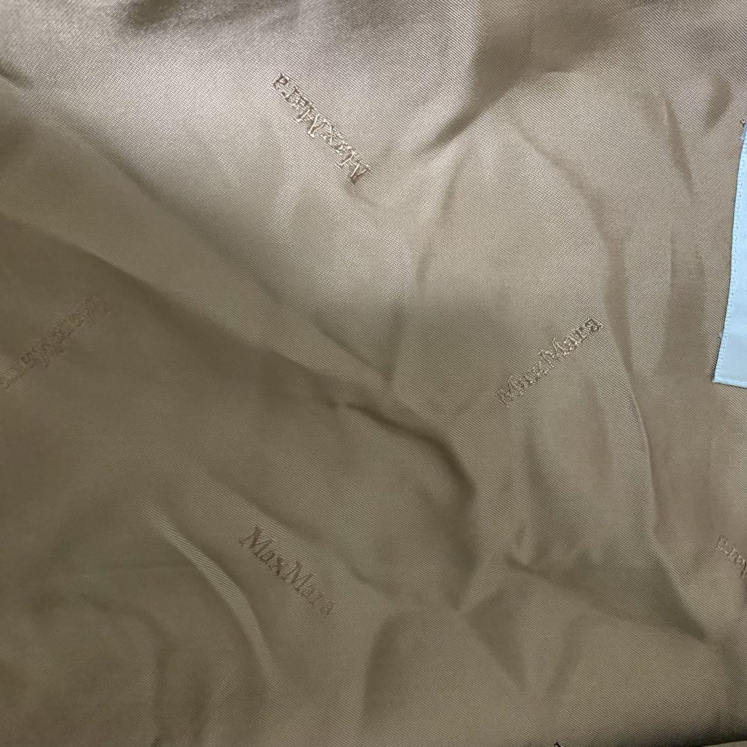 Max Mara Long Coat Asian fit XL 42 US size L Brown Authentic