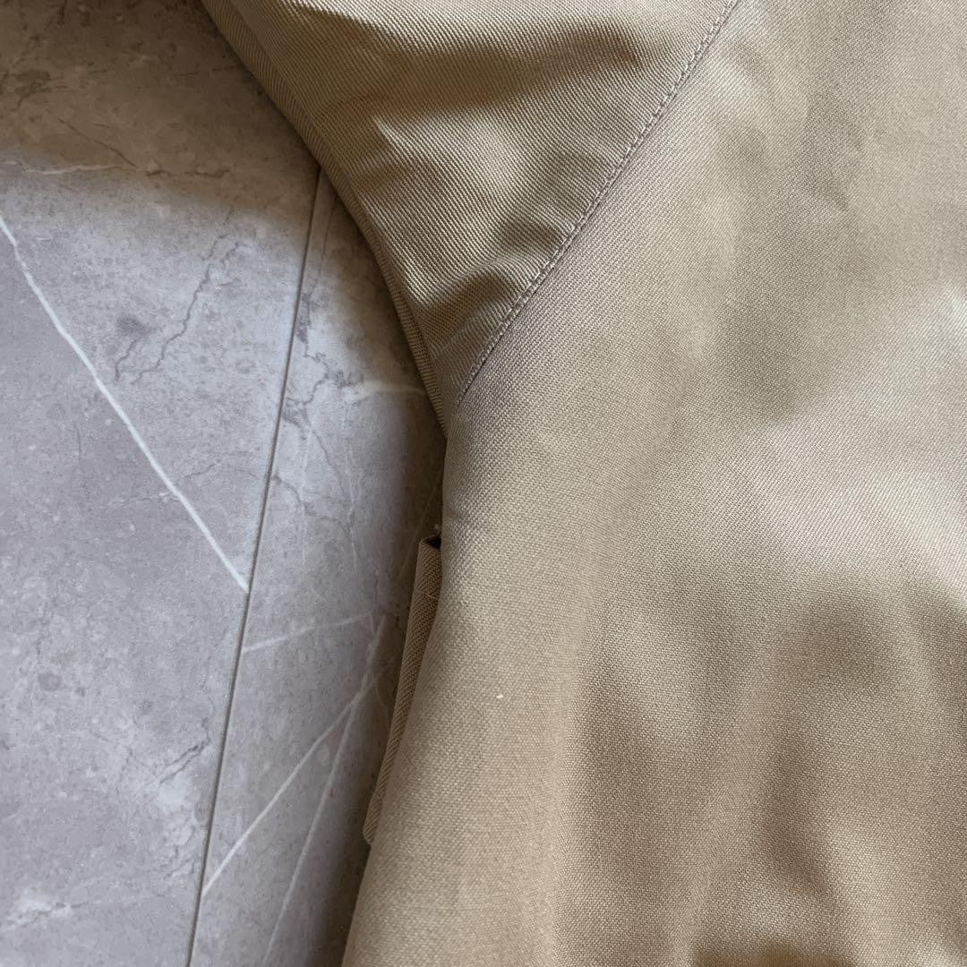 Aquascutum Trench Coat Club Check FREE SIZE Beige Authentic