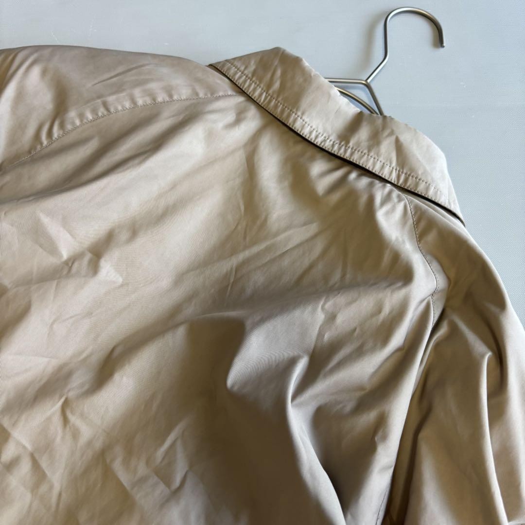 Aquascutum Coat Club Check Asian fit M US size S Beige Authentic