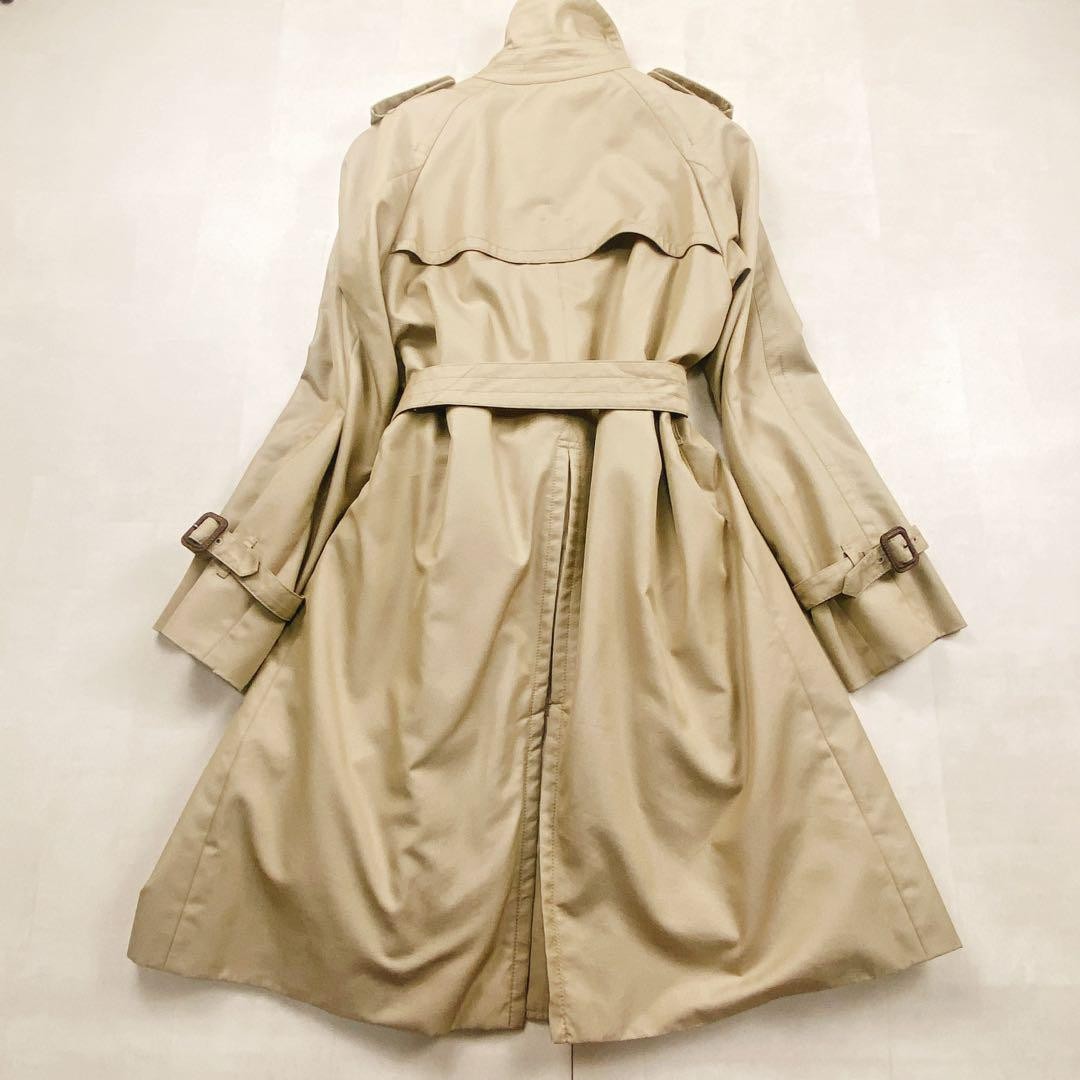 Aquascutum Trench Coat Club Check Asian fit M US size S Authentic