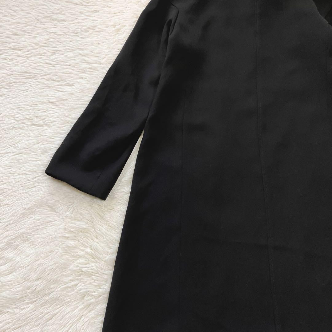 Aquascutum Trench Coat Club Check Asian fit XL US size L Black Authentic
