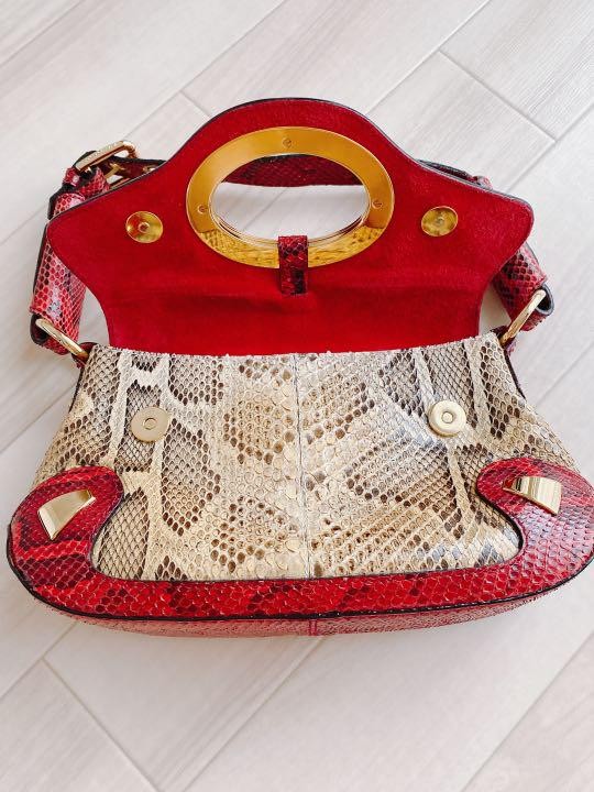 Dolce & Gabbana Hand Shoulder Bag Tote Purse Leather Authentic