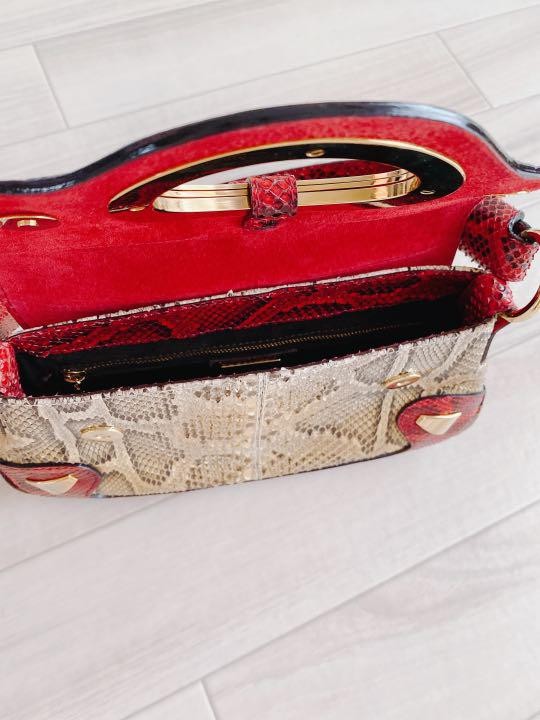 Dolce & Gabbana Hand Shoulder Bag Tote Purse Leather Authentic