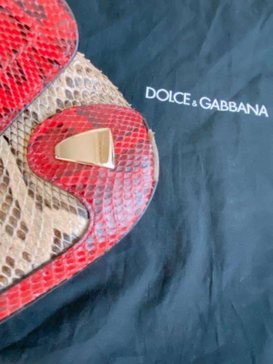 Dolce & Gabbana Hand Shoulder Bag Tote Purse Leather Authentic