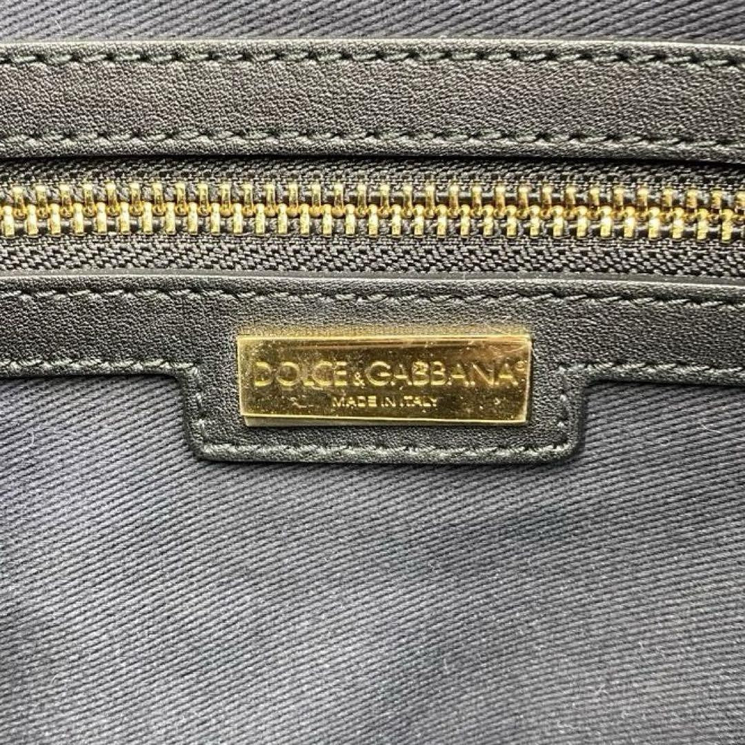 Dolce & Gabbana Hand Bag Tote Purse Leopard PVC Leather Authentic