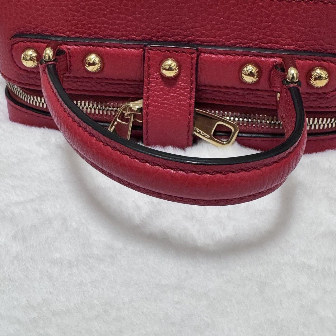 Dolce & Gabbana Hand Bag Tote Purse Red Authentic