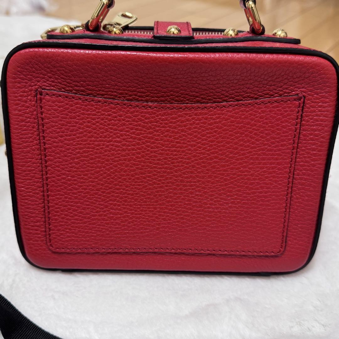 Dolce & Gabbana Hand Bag Tote Purse Red Authentic