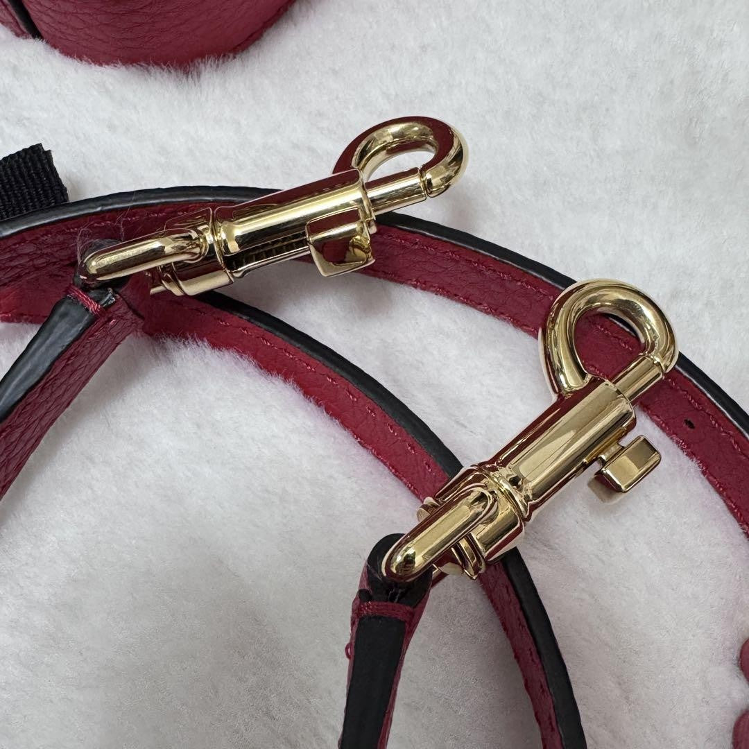 Dolce & Gabbana Hand Bag Tote Purse Red Authentic