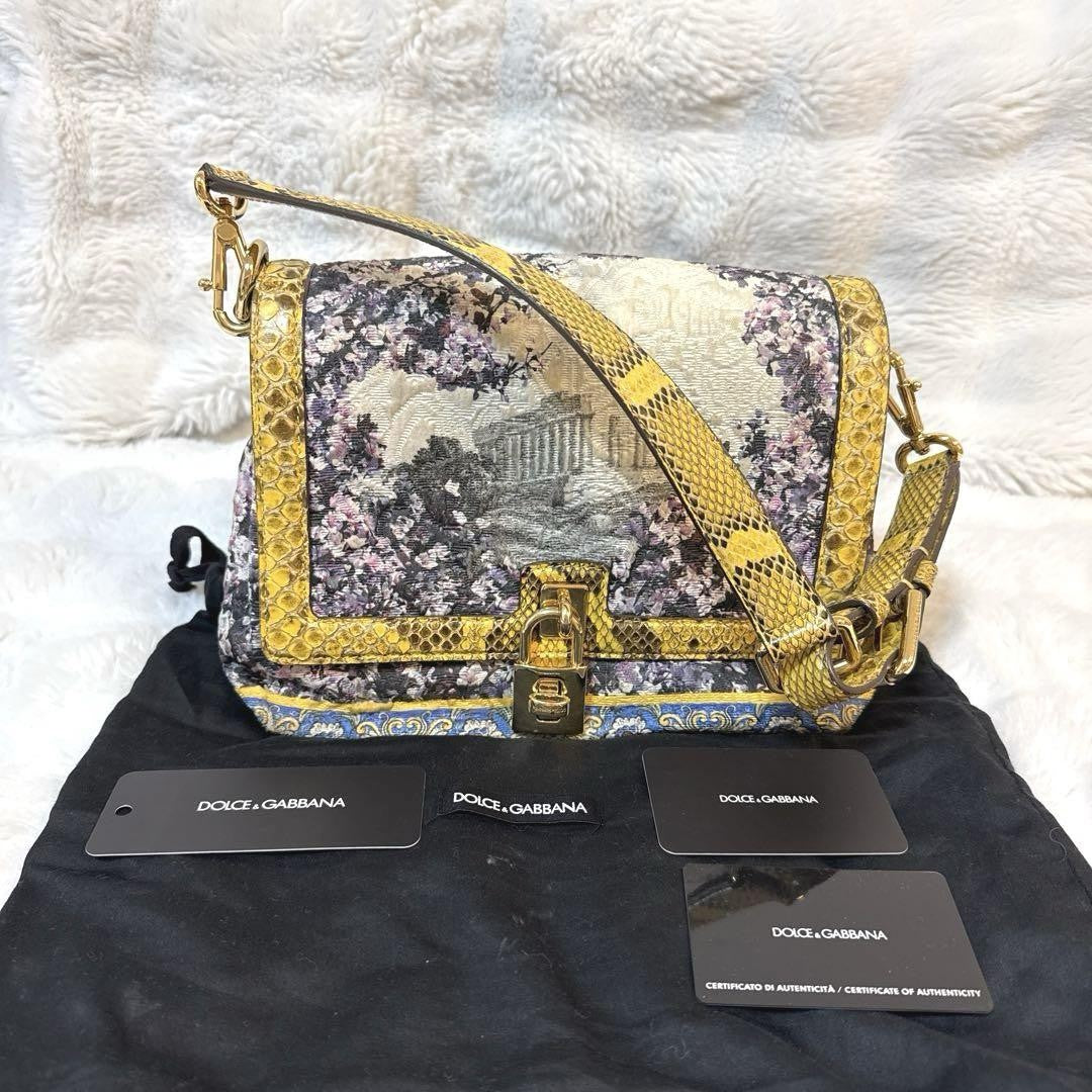 Dolce & Gabbana Hand Bag Tote Purse Authentic