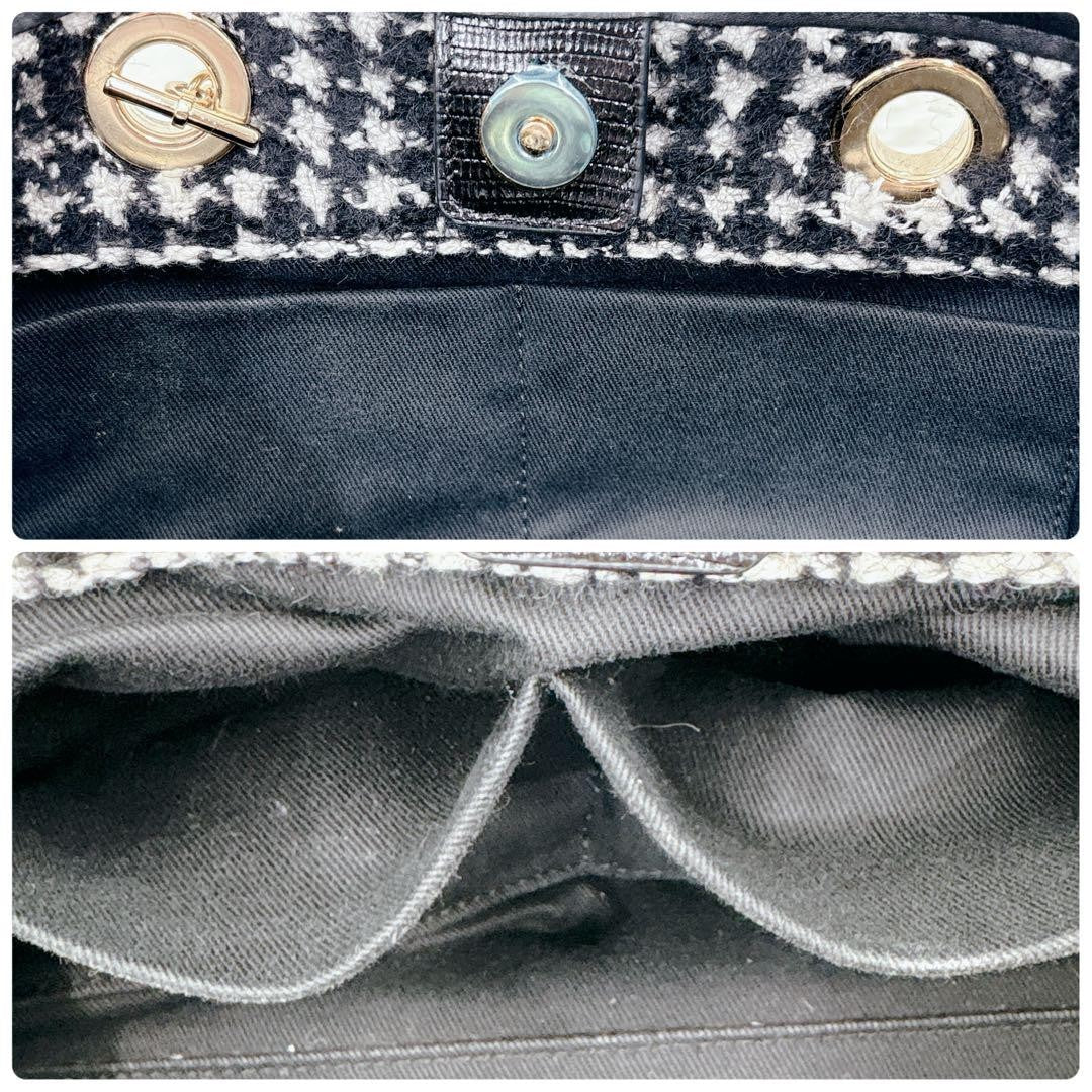 Dolce & Gabbana Hand Bag Tote Purse Black White Authentic