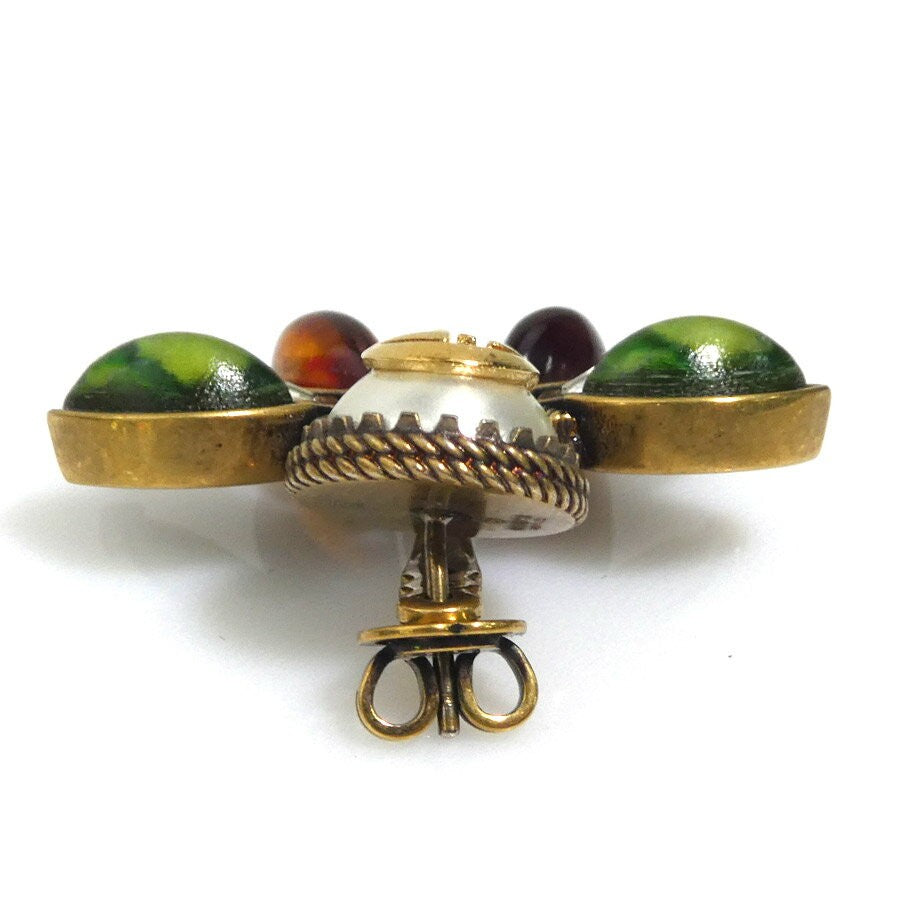 GUCCI Earrings Multicolor Metal Women Accessory Authentic