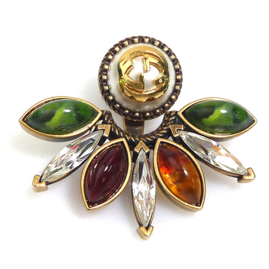 GUCCI Earrings Multicolor Metal Women Accessory Authentic