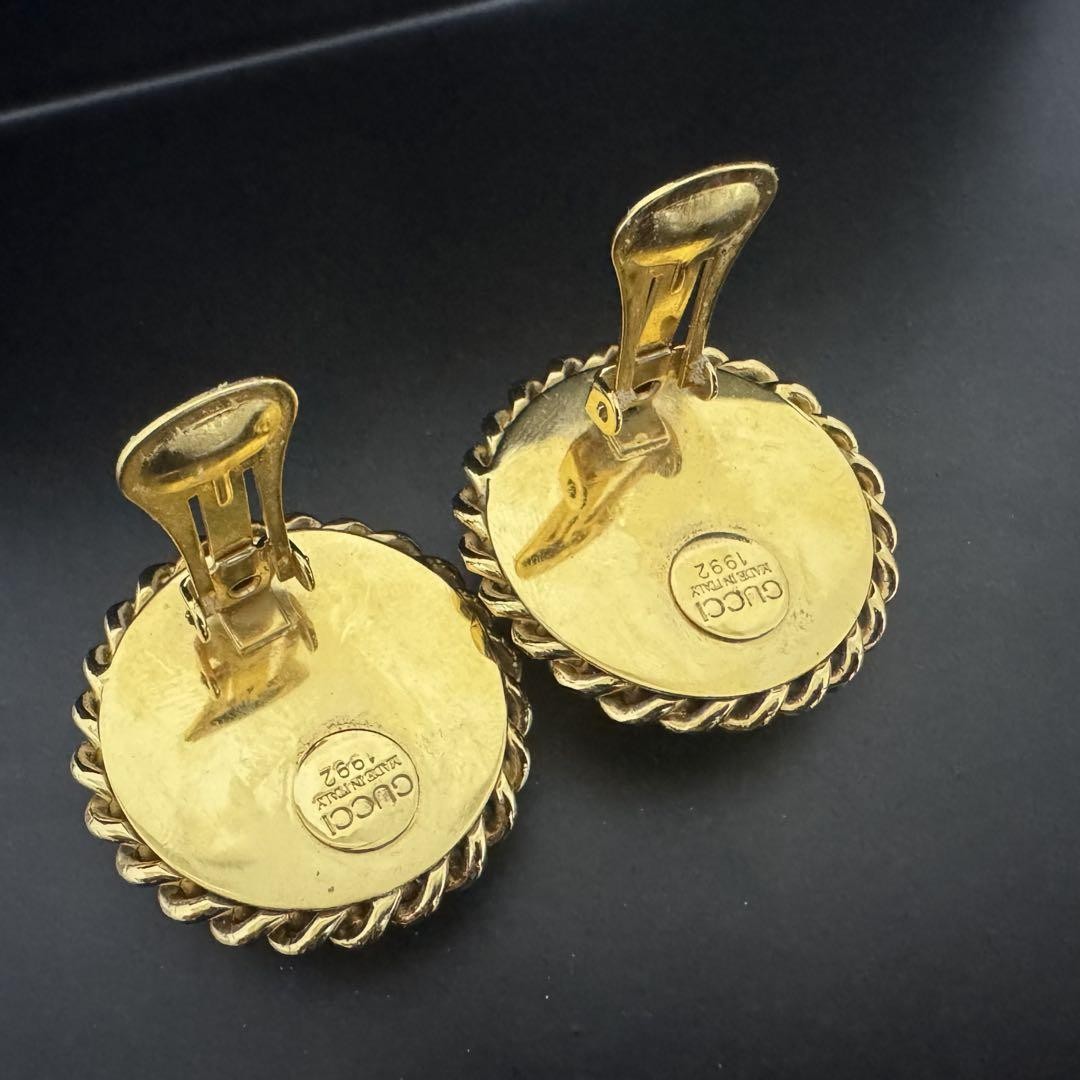 GUCCI Earrings Gold Women Accessory Authentic